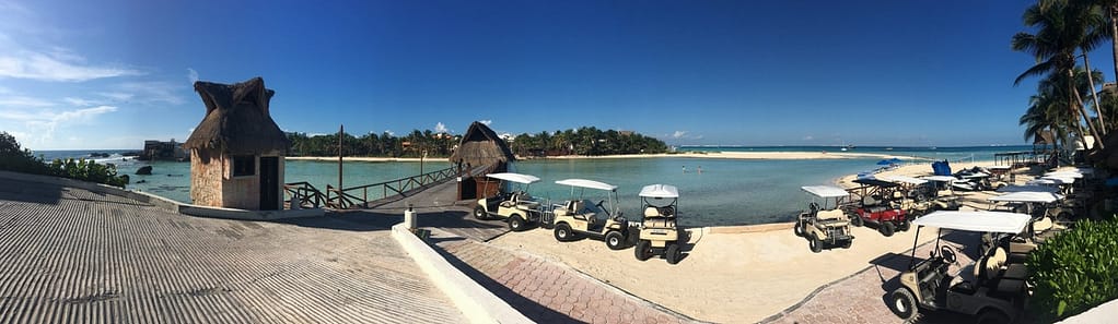 When you visit Isla Mujeres, you'll learn that golf carts are the best form of transportation! 