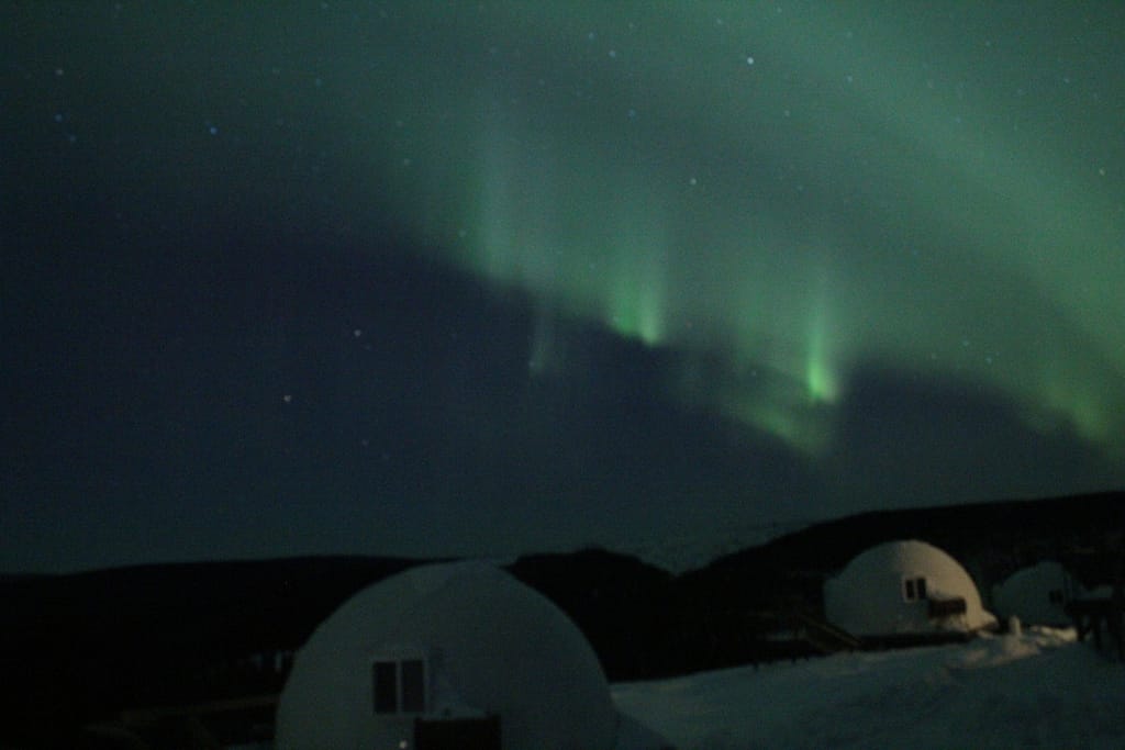 Northern Lights at Borealis Basecamp 