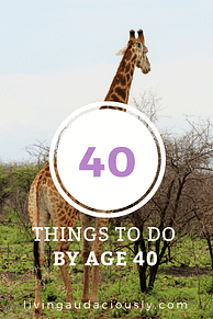 40 Things to do Before Turning 40
