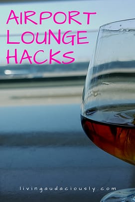 It's not just for the rich and famous! When you're traveling, especially overseas and/or have a long layover, it's great to know these hacks so you can take advantage of the airport lounges! These 5 hacks will make your airport time much more enjoyable. #traveltips #airporttips #airportlounge #viptravel