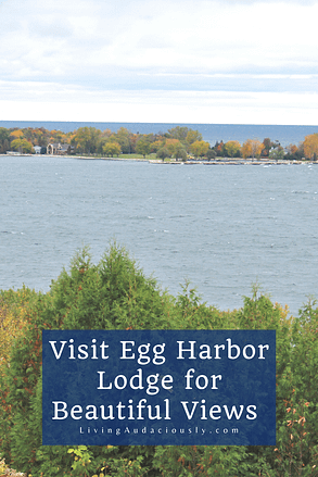 Visit Egg Harbor Lodge in Door County, Wisconsin for beautiful fall colors!  #doorcounty #autumn #wisconsin #lodging #hotel