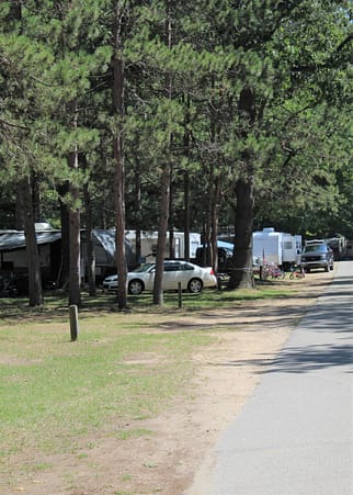 Campsites at Pioneer Park allow anything from tent to large rv's. 