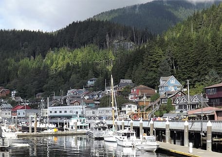 Small town in Ketchikan. 